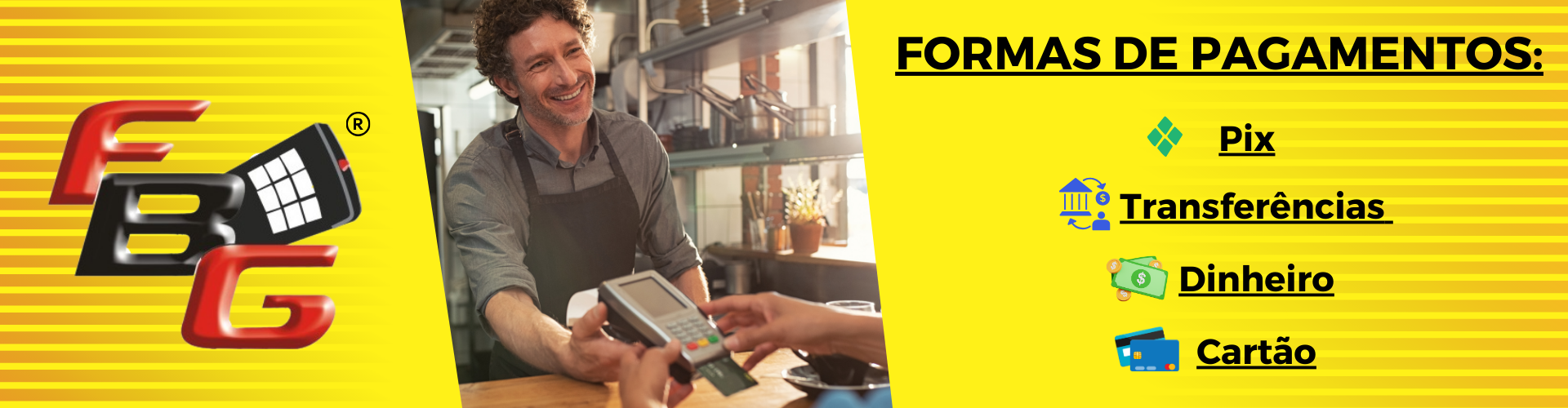 FORMAS DE PAGAMENTOS