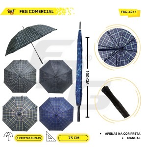 FBG-4211 GUARDA CHUVA PORTARIA 75 CM