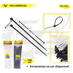 FBG-3058 ABRAÇADEIRA DE NYLON 350MMX4.8 C/100