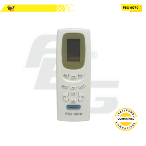 9070 CONTROLE  COMPATÍVEL C/AR CONDICIONADO GREE