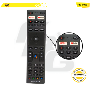 9098 CONTROLE SMART COMPATÍVEL C/ JVC