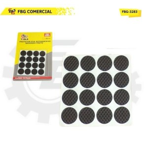 FBG-3283 PROTETOR EVA AUTOADESIVO REDONDO PRETO 2CM